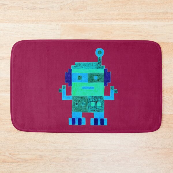 Item preview, Robot 1 (burgundy background) designed and sold by MentaLee.