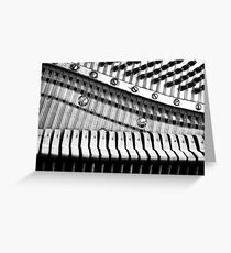 Strings, Hammers & Pegs Greeting Card