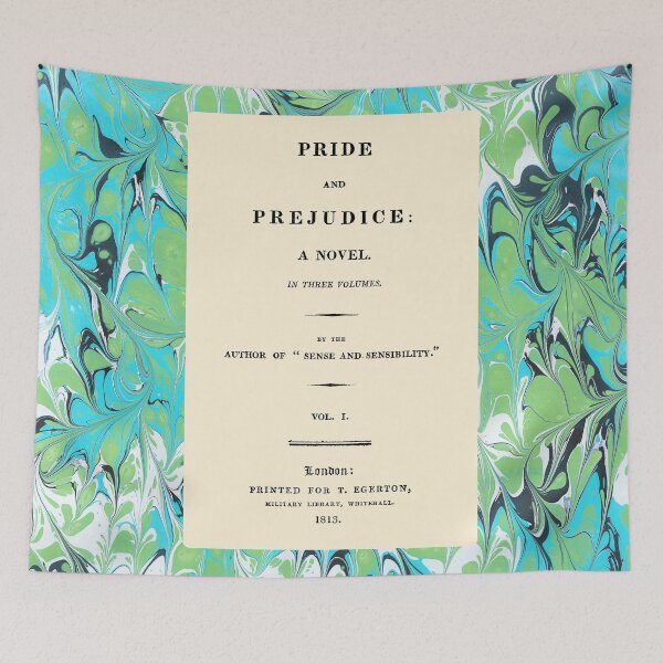 Item preview, First Edition Jane Austen Pride and Prejudice designed and sold by MarbleCloud.
