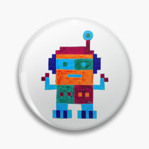 Item preview, Robot 2 (white background) designed and sold by MentaLee.