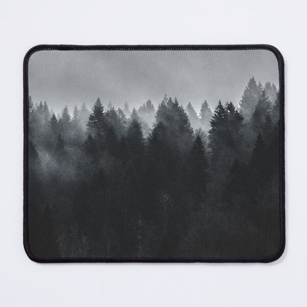 Item preview, Misty Forest Drawing, Dark Green Misty forest, Misty Dark Green Forest Aesthetic, Foggy Misty Dark Green Forest Aesthetic designed and sold by Trendymotion.