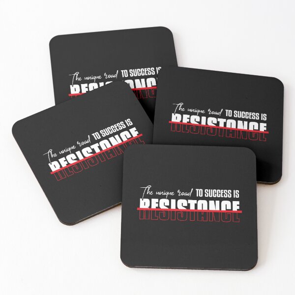 Item preview, The Unique Road to success is resistance for daily motivation  designed and sold by TheLuckyShirts.