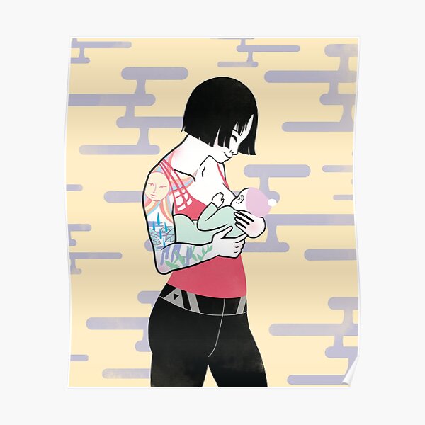 Tattooed Mother Poster