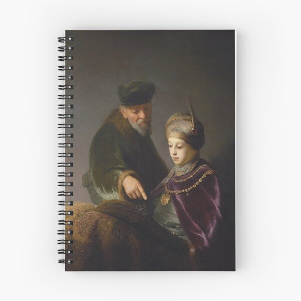 Item preview, A Young Scholar and his Tutor | Rembrandt | 1630 Renaissance Art designed and sold by CJET.