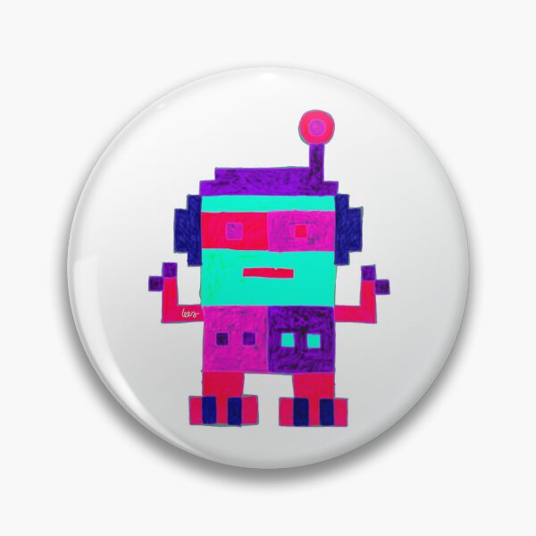 Item preview, Robot 3 (white background) designed and sold by MentaLee.