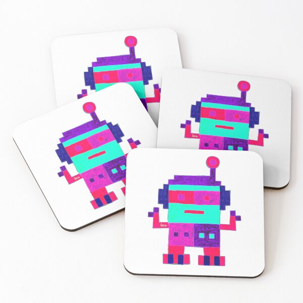 Item preview, Robot 3 (white background) designed and sold by MentaLee.