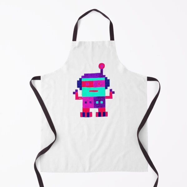 Item preview, Robot 3 (white background) designed and sold by MentaLee.