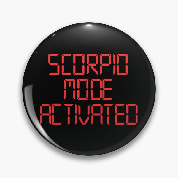 Item preview, Scorpio Mode Activated red  designed and sold by tangentllc.