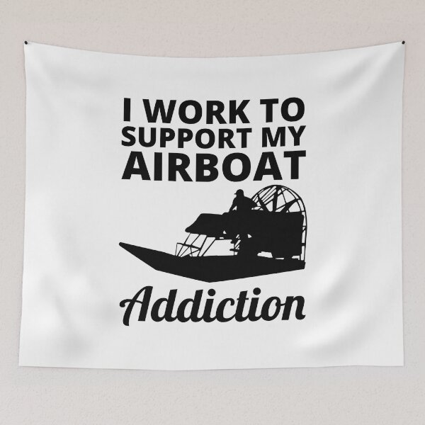 Item preview, Airboat Fanboat Airboating Planeboat Swamp boat designed and sold by CuteDesigns1.