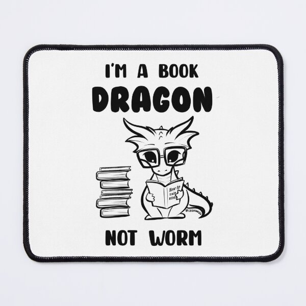 Item preview, Book dragon not bookworm designed and sold by LoShimizu.