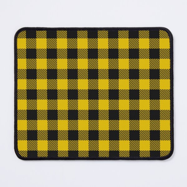 Item preview, Yellow and Black Buffalo Plaid designed and sold by Found Dream.