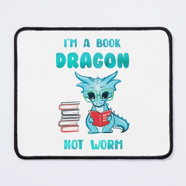 Item preview, Book dragon not bookworm color designed and sold by LoShimizu.