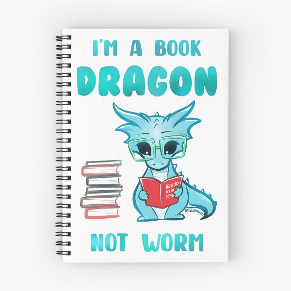 Item preview, Book dragon not bookworm color designed and sold by LoShimizu.