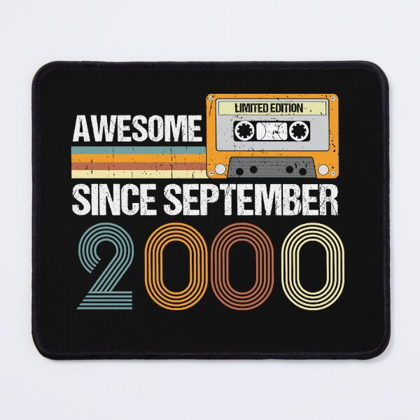 Item preview, Awesome Since September 2000 | 22th birthday | vintage September 2000 designed and sold by AMINE  ★★★★★.