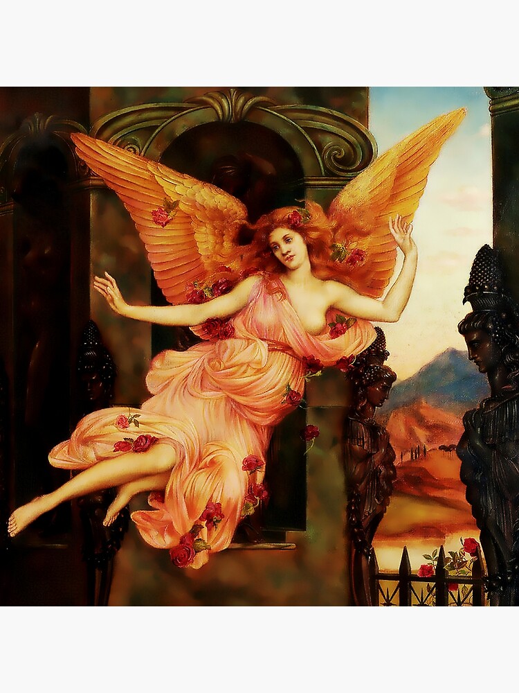 Engel des Todes, 1897 von Evelyn De Morgan: Kunstdruck