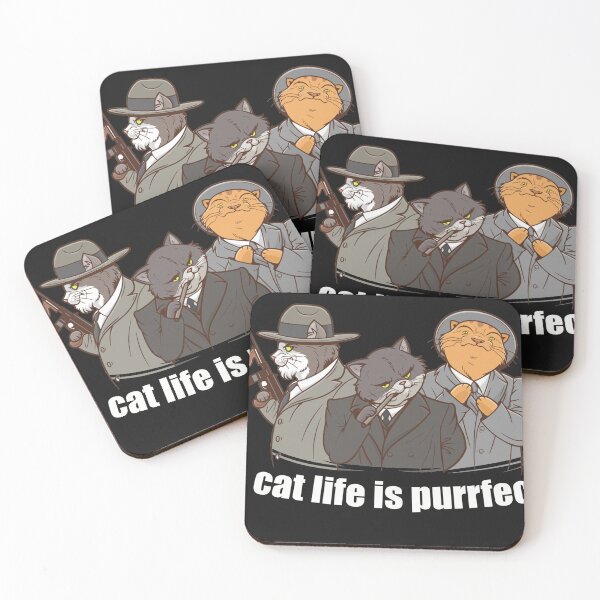 Artikelvorschau, Das Katzenleben ist purrfect entworfen und verkauft von Lofi8Store.