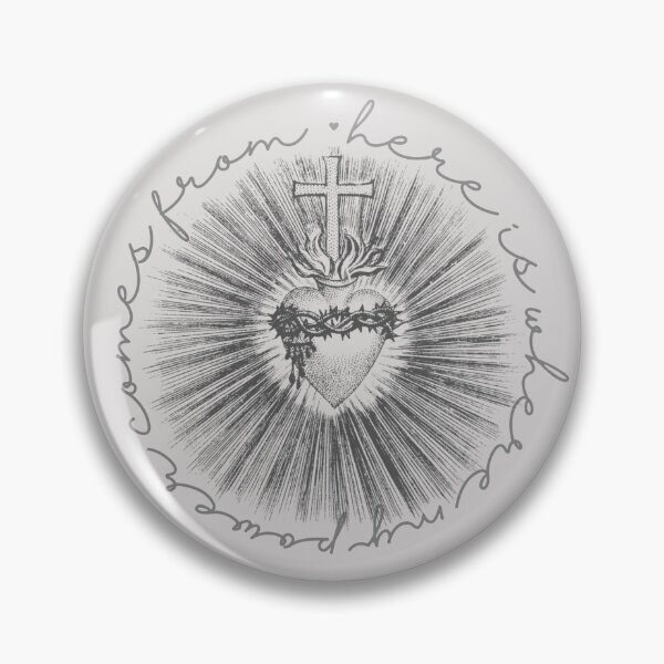 Item preview, My Sacred Heart Power Framed Art Print designed and sold by MagicWolfStar.