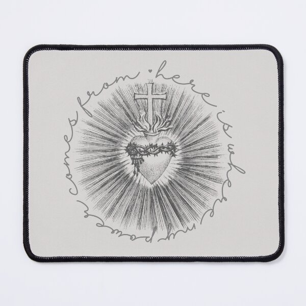 Item preview, My Sacred Heart Power Framed Art Print designed and sold by MagicWolfStar.