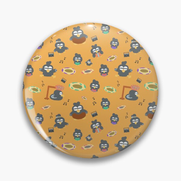 Item preview, Cute Crows Pattern- Orange designed and sold by MILdecals.