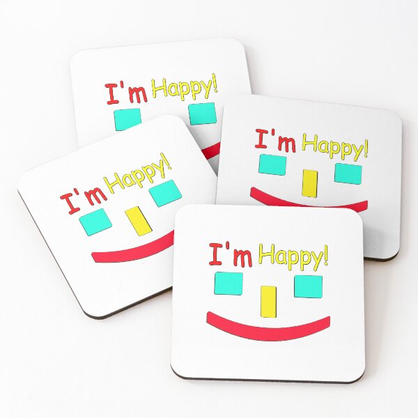 Item preview, "I'm Happy" Cute Design. Buy Now designed and sold by Health And Fitness Posts e-Store.