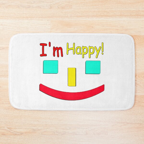 Item preview, "I'm Happy" Cute Design. Buy Now designed and sold by Health And Fitness Posts e-Store.
