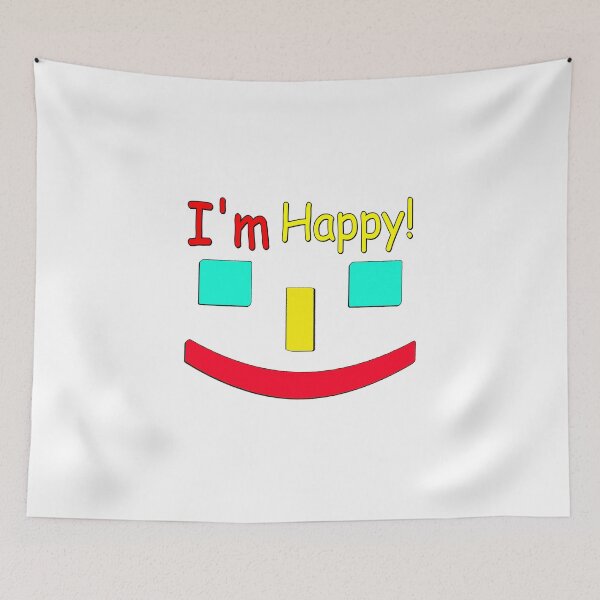 Item preview, "I'm Happy" Cute Design. Buy Now designed and sold by Health And Fitness Posts e-Store.