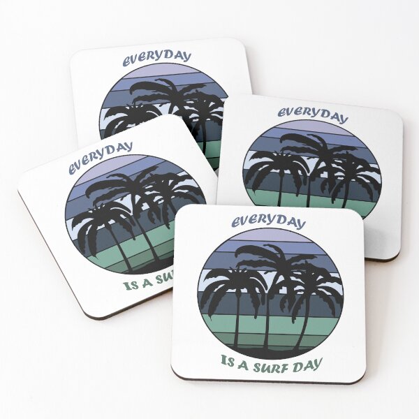 Item preview, EVERYDAY IS A SURF DAY PALM TREE DESIGN designed and sold by DeliveryGeorge.