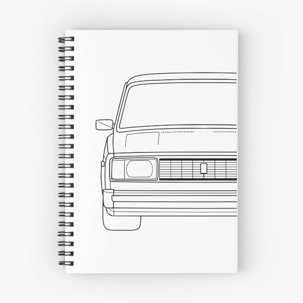 Item preview, Lada VAZ 2104 2105 2107 Nova Riva  black lines designed and sold by EdimDesign.