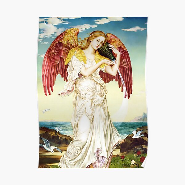 Eos Angel Of The Dawn” By Evelyn De Morgan" Poster For Sale By ...