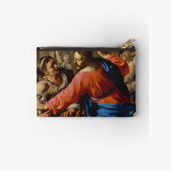 Item preview, Christ Cleansing the Temple | Bernardino Mei | 1655 Renaissance Gospel Biblical Art designed and sold by CJET.