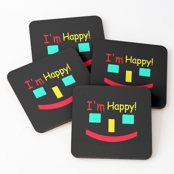 Item preview, "I'm Happy" Cute Design. Buy Now designed and sold by Health And Fitness Posts e-Store.