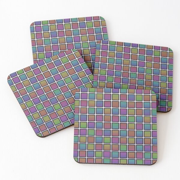 Item preview, colorful tiles pattern designed and sold by MinEkkoArt.