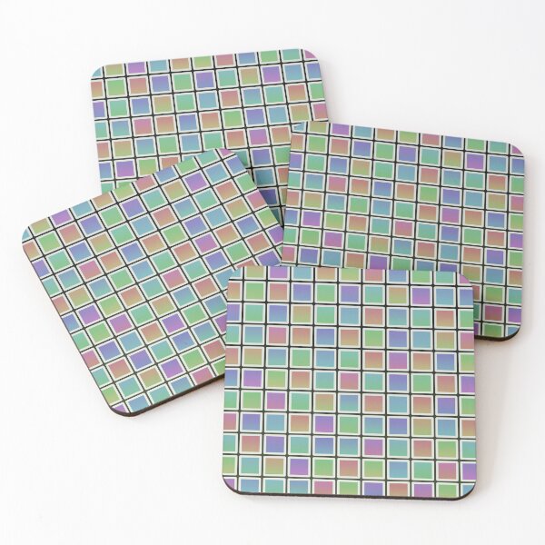 Item preview, colorful tiles pattern designed and sold by MinEkkoArt.