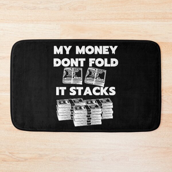Item preview, my money dont fold it stacks black designed and sold by Chaos-Touch.