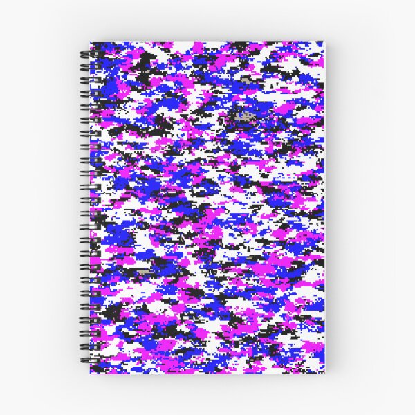 Artikelvorschau,  Digitale Tarnung in Pink und Lila entworfen und verkauft von DoubleJDoodles.
