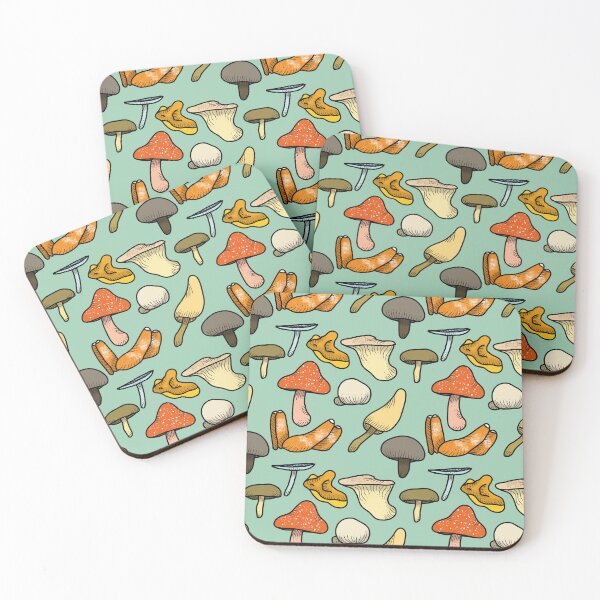 Item preview, Mushroom Pattern designed and sold by punkauracrystal.
