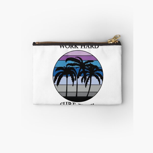 Item preview, Work Hard Surf Fine Purple Sunset Design designed and sold by DeliveryGeorge.