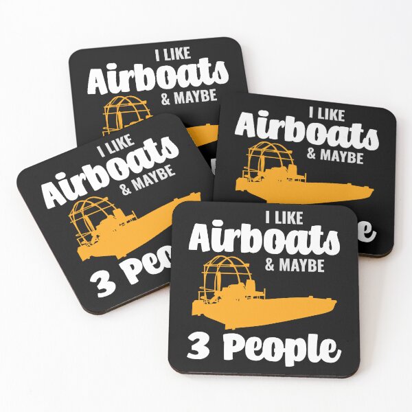 Item preview, Airboat Fanboat Airboating Planeboat Swamp boat designed and sold by CuteDesigns1.