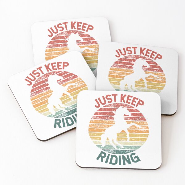 Item preview, Just Keep Riding Horse Sunset Design V2 designed and sold by SarahJisri.