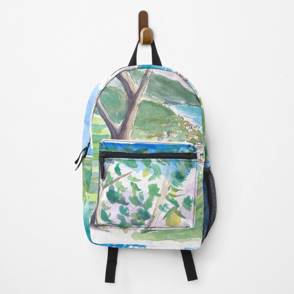 Item preview, Minori Amalfi Coast with Lemon Tree and Blue Mediterranean designed and sold by artshop77.