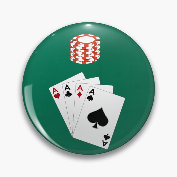 Item preview, Poker 4 of a Kind Aces designed and sold by StiickitLLC.