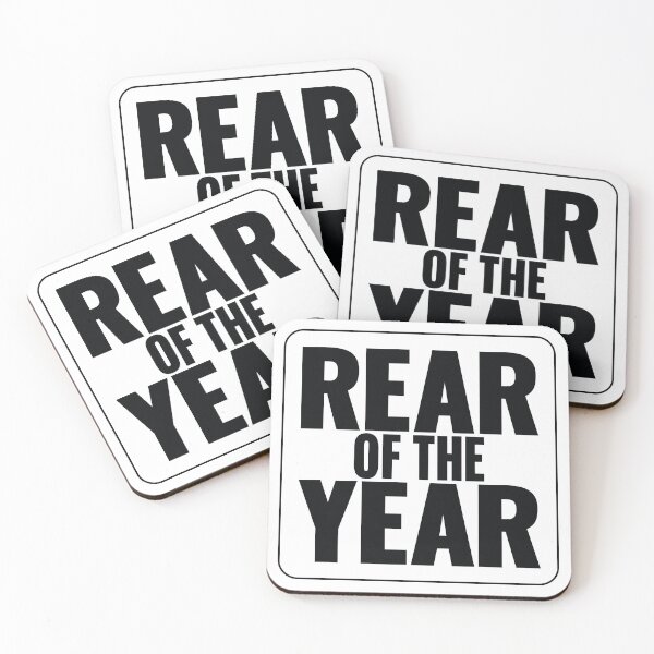 Item preview, Rear of the Year, fun bumper sticker designed and sold by Harlake.