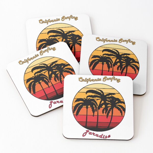 Item preview, California surfing paradise designed and sold by DeliveryGeorge.
