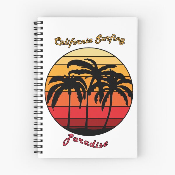 Item preview, California surfing paradise designed and sold by DeliveryGeorge.