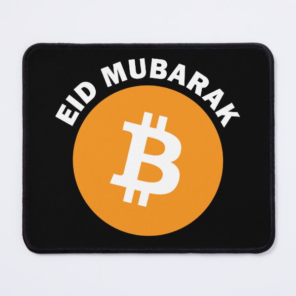 Item preview, Happy Eid Mubarak Al Fitr Al Adha Bitcoin BTC Cryptocurrency Traders Holders Crypto Currency Gift designed and sold by Best Arts.