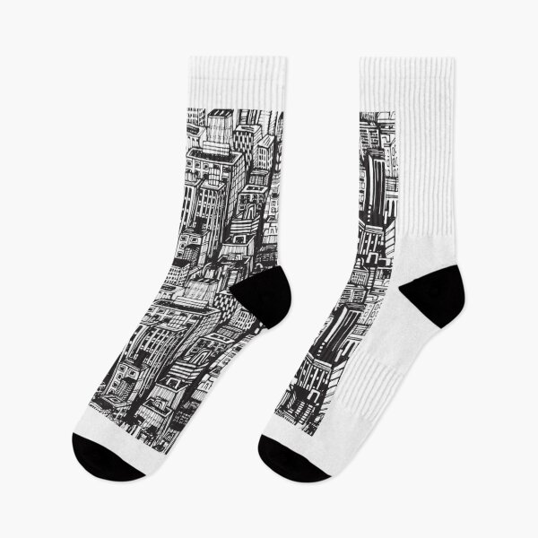 Item preview, Hand drawn new york pattern designed and sold by Fenix2.