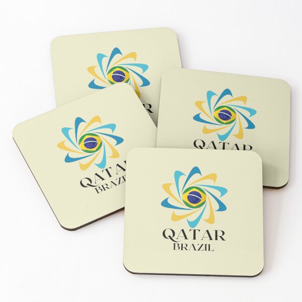 Item preview, Qatar Football soccer team Brazil designed and sold by DesignsbyMona.