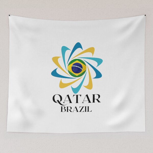 Item preview, Qatar Football soccer team Brazil designed and sold by DesignsbyMona.