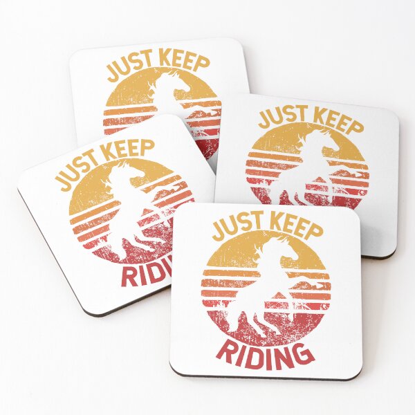 Item preview, Just Keep Riding Horse Sunset Design V3 designed and sold by SarahJisri.