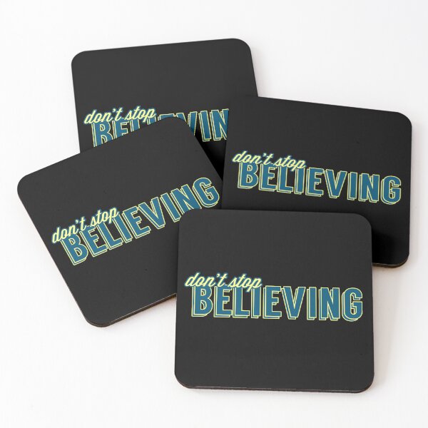 Item preview, Don’t Stop Believing designed and sold by PeaceLoveAndTV.